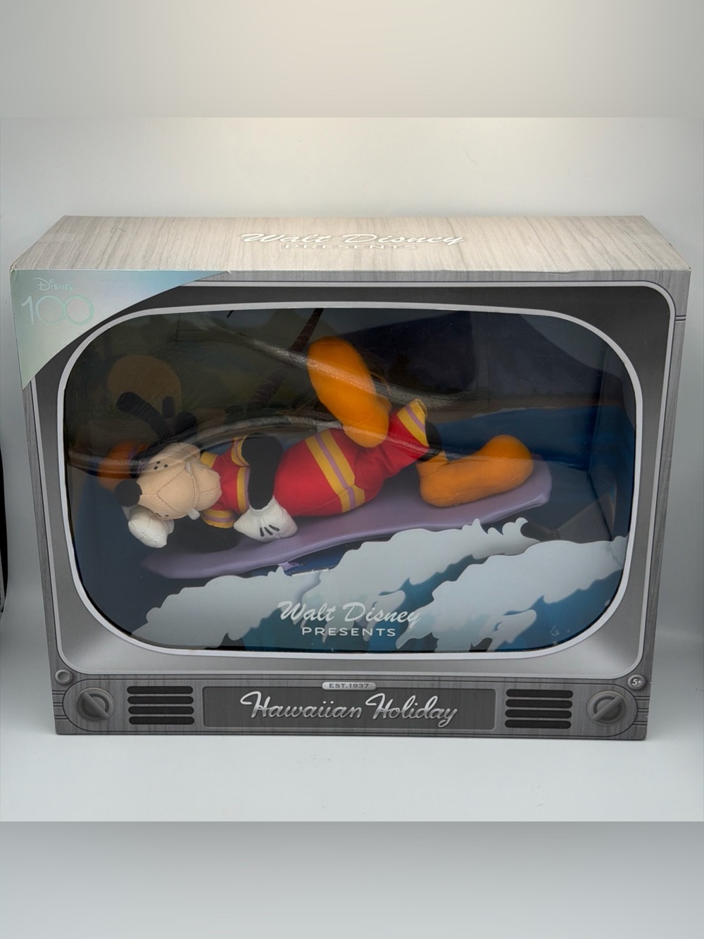 Disney 100 Just Play “Hawaiian Holiday" Goofy Collectible Plush Stuffed Animal